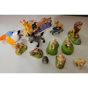 Disney Lion King Guard Lot Figures Cake Toppers Simba Hyena Timon Scar